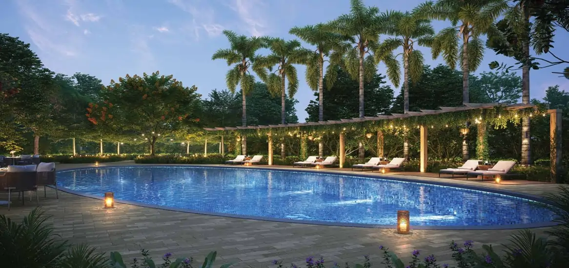 Lodha Elanza Swimming Pool View