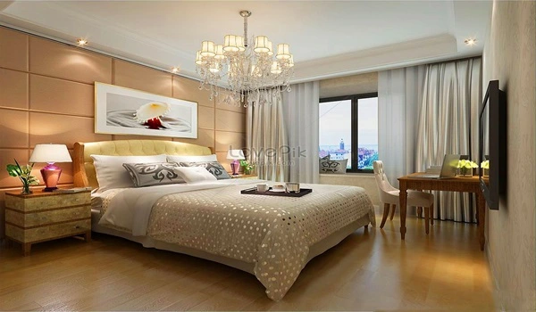 Lodha Elanza Bedroom Area