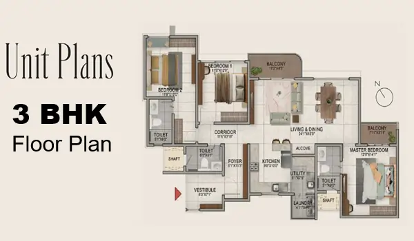 Lodha Elanza Floor Plan